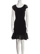 Diane von Furstenberg Scoop Neck Mini Dress