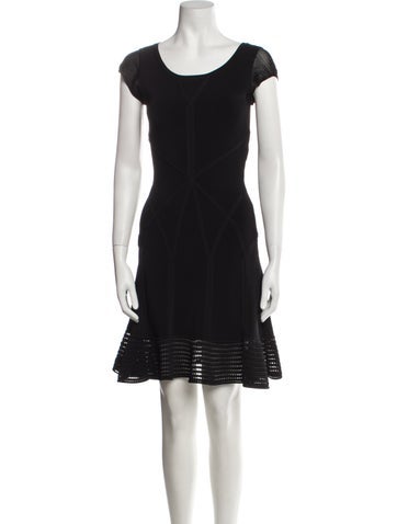 Diane von Furstenberg Dresses Scoop Neck Mini Dress Petite