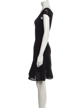Diane von Furstenberg Scoop Neck Mini Dress