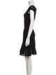 Diane von Furstenberg Scoop Neck Mini Dress