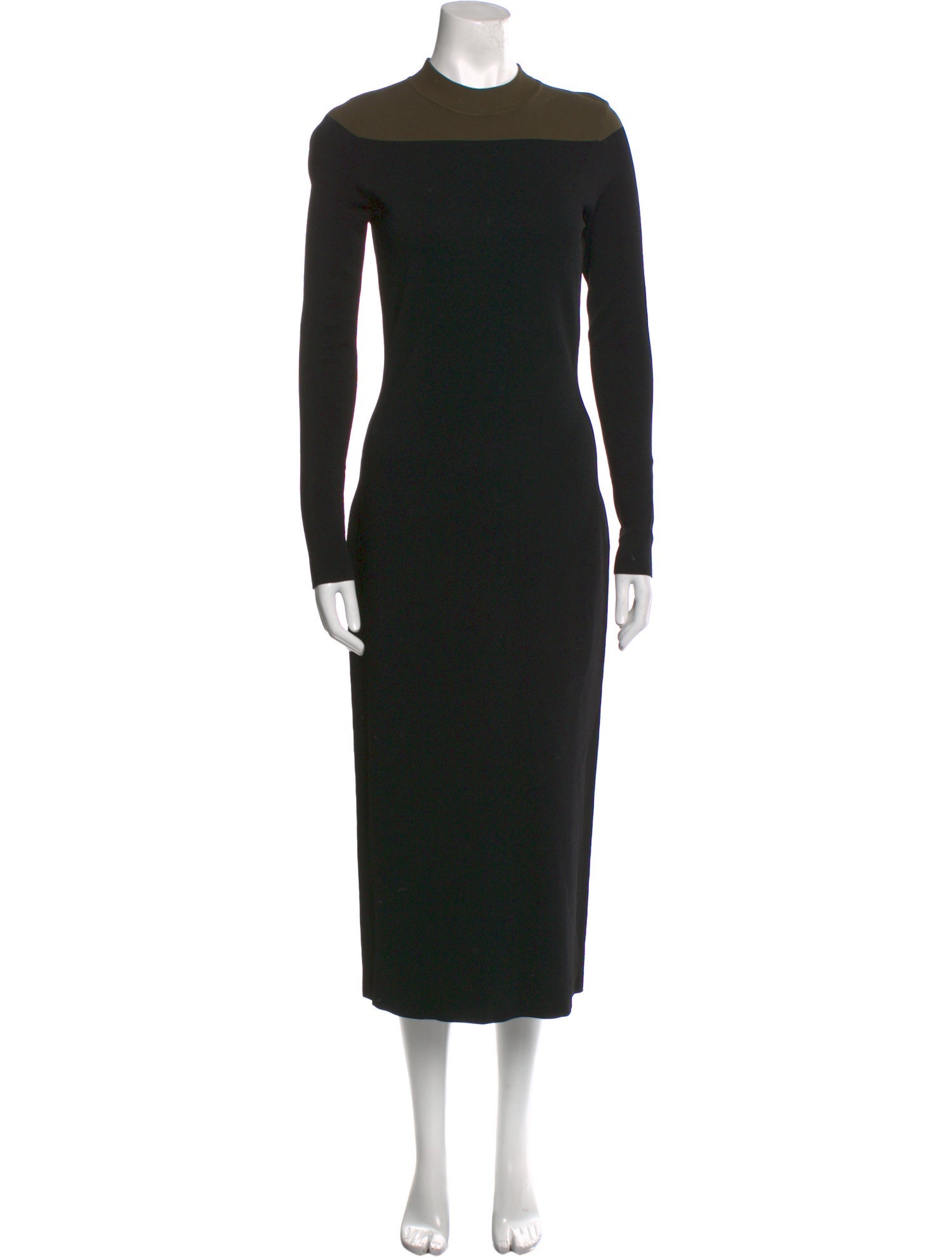 Diane von Furstenberg Mock Neck Long Dress