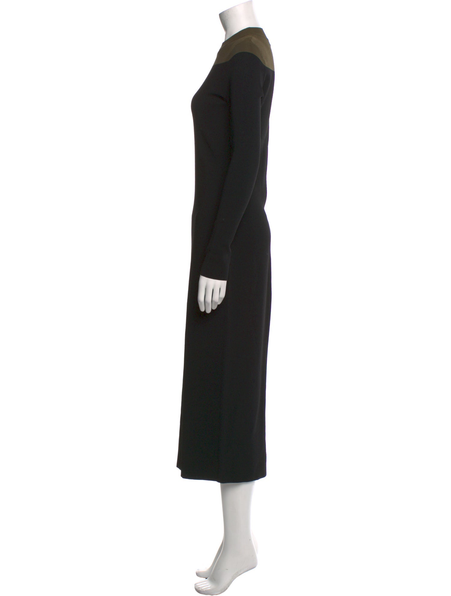 Diane von Furstenberg Mock Neck Long Dress