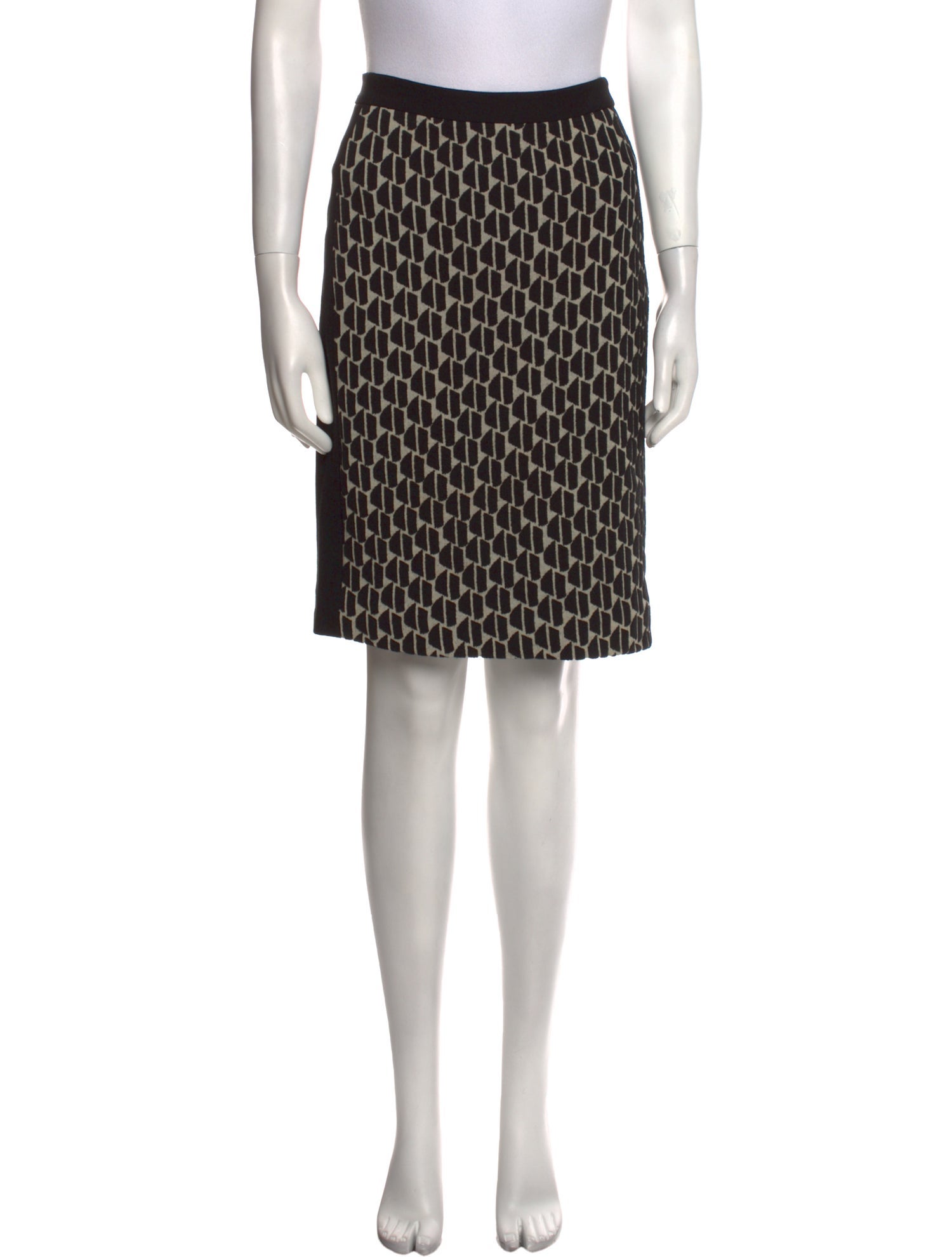 Diane von Furstenberg Printed Knee-Length Skirt