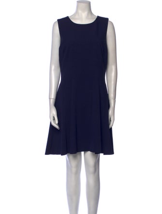 Diane von Furstenberg Scoop Neck Mini Dress