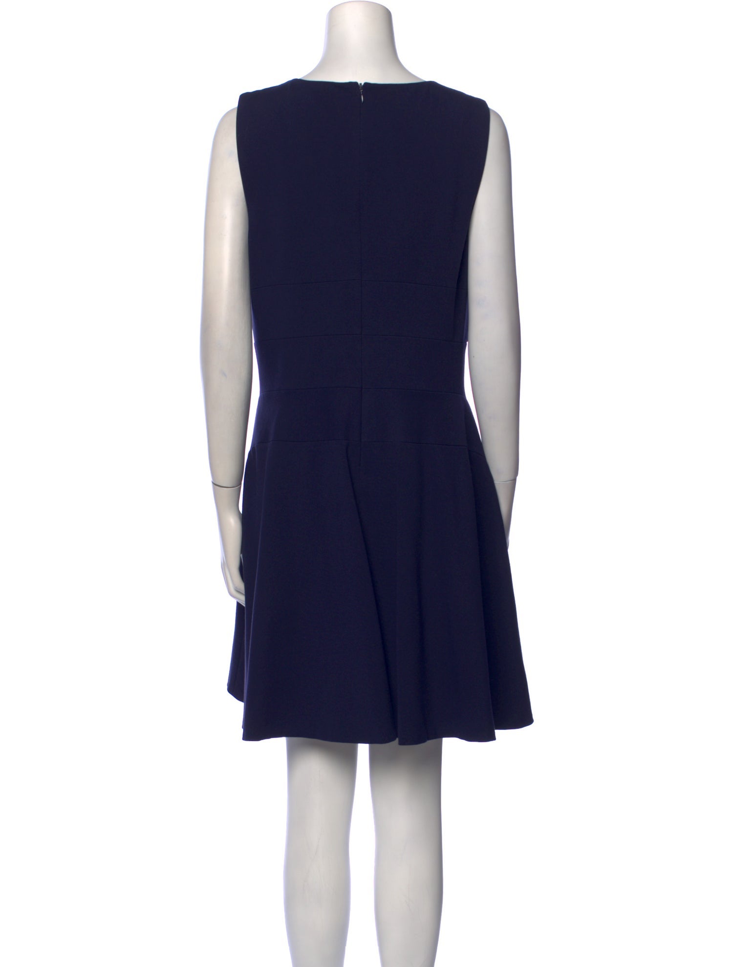 Diane von Furstenberg Scoop Neck Mini Dress