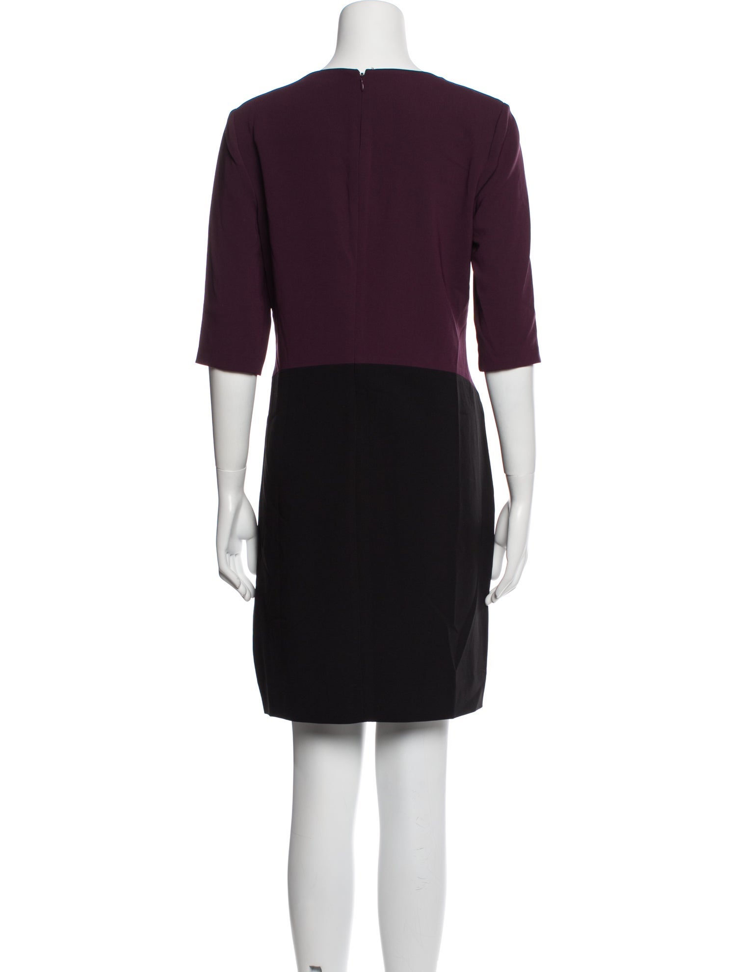 Diane von Furstenberg Scoop Neck Mini Dress