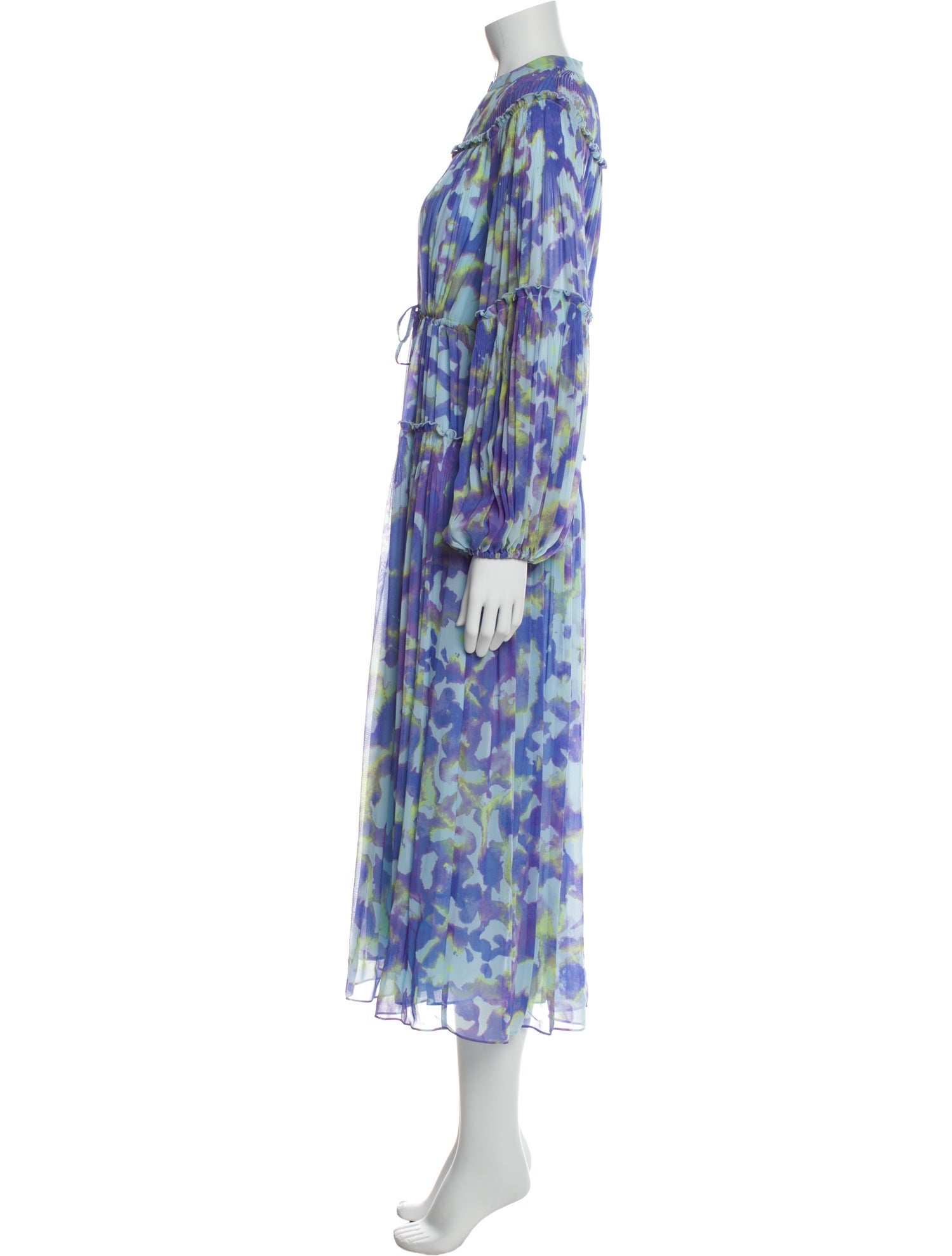 Diane von Furstenberg Floral Print Long Dress