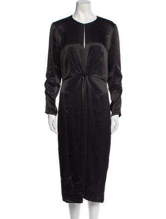 Diane von Furstenberg Crew Neck Long Dress