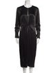 Diane von Furstenberg Crew Neck Long Dress