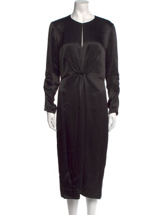 Diane von Furstenberg Crew Neck Long Dress