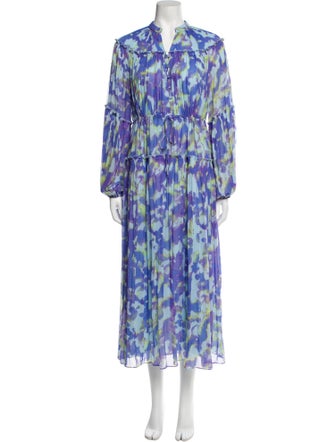 Diane von Furstenberg Printed Long Dress
