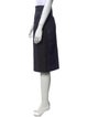 Diane von Furstenberg Whipstitch Trim Knee-Length Skirt