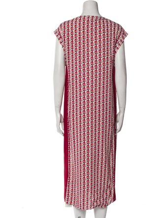 Diane von Furstenberg Printed Midi Length Dress