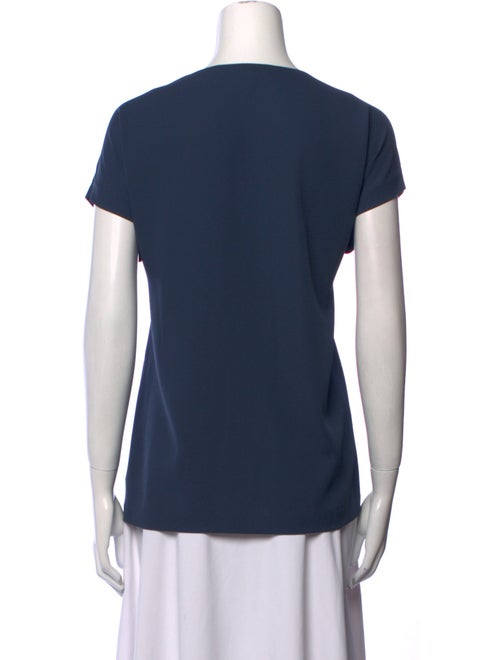 Diane von Furstenberg Scoop Neck Short Sleeve T-Shirt