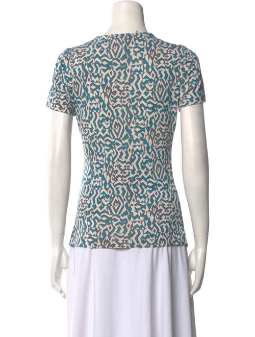 Diane von Furstenberg Silk Printed T-Shirt
