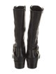Diane von Furstenberg Leather Moto Boots