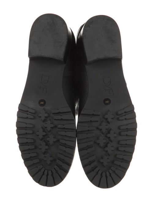 Diane von Furstenberg Leather Moto Boots