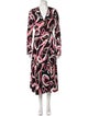 Diane von Furstenberg Printed Midi Length Dress