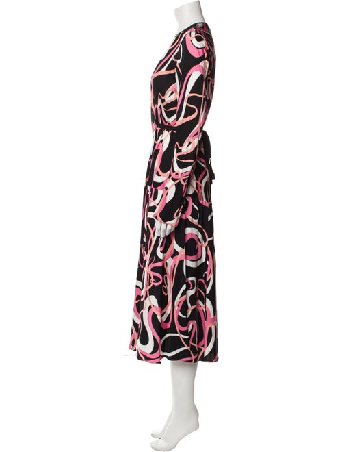 Diane von Furstenberg Printed Midi Length Dress