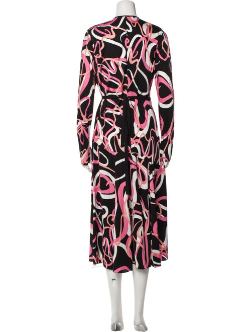 Diane von Furstenberg Printed Midi Length Dress