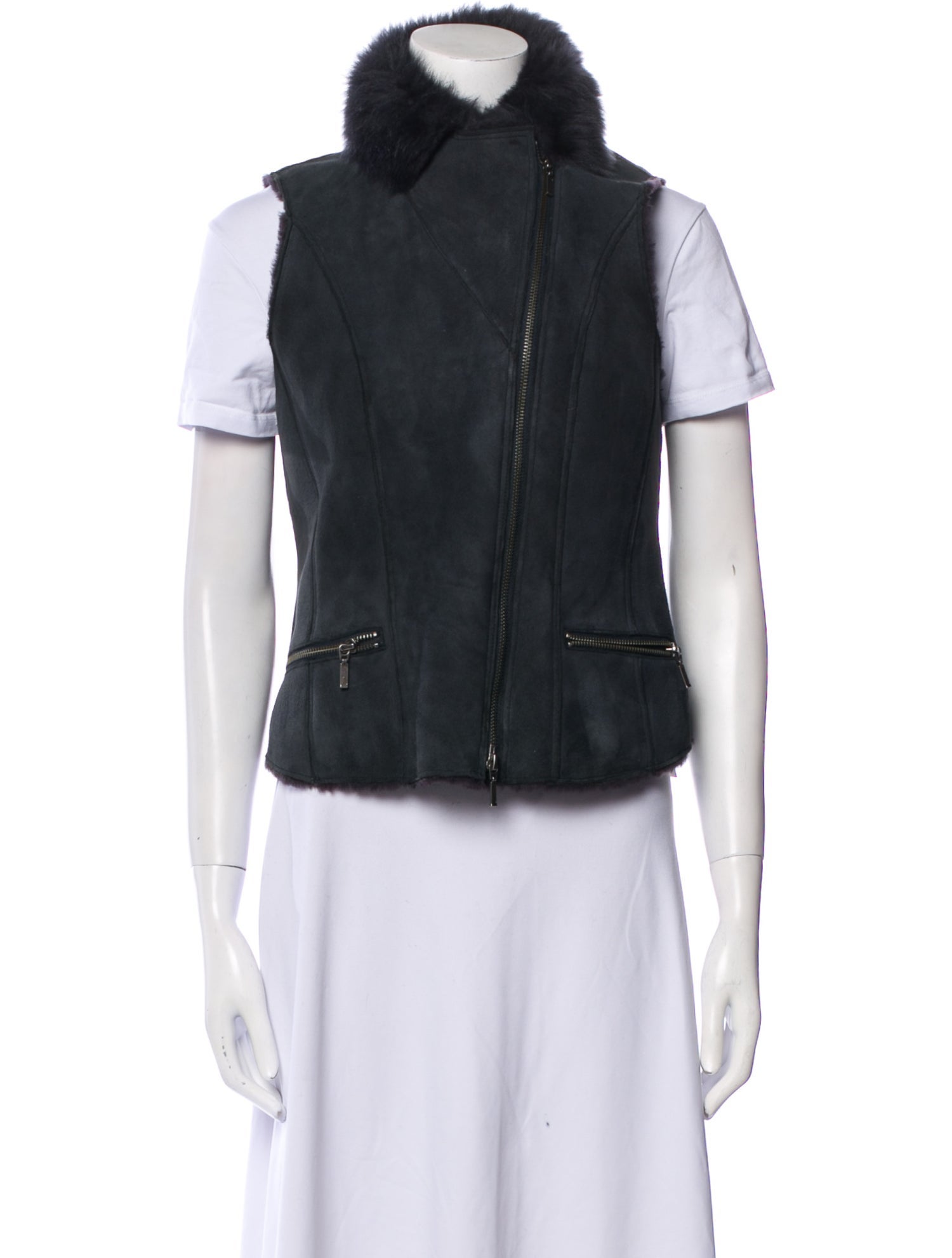 Diane von Furstenberg Lambskin Vest
