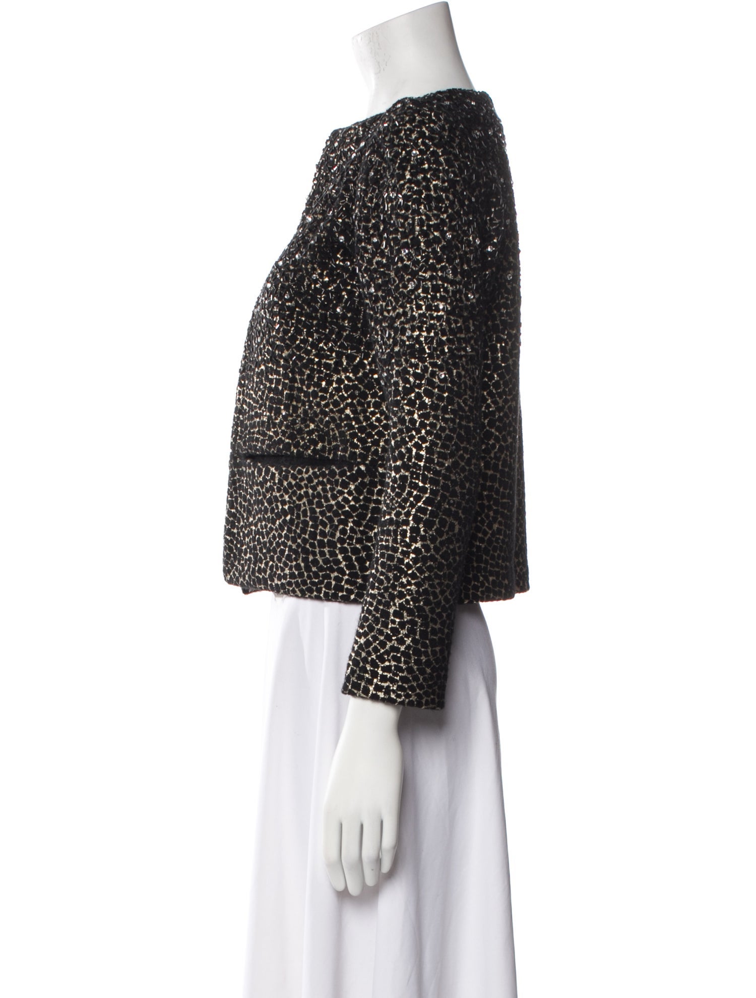 Diane von Furstenberg Wool Polka Dot Print Jacket w/ Tags