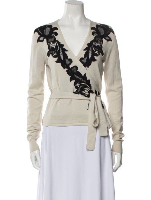 Diane von Furstenberg Merino Wool Printed Sweater