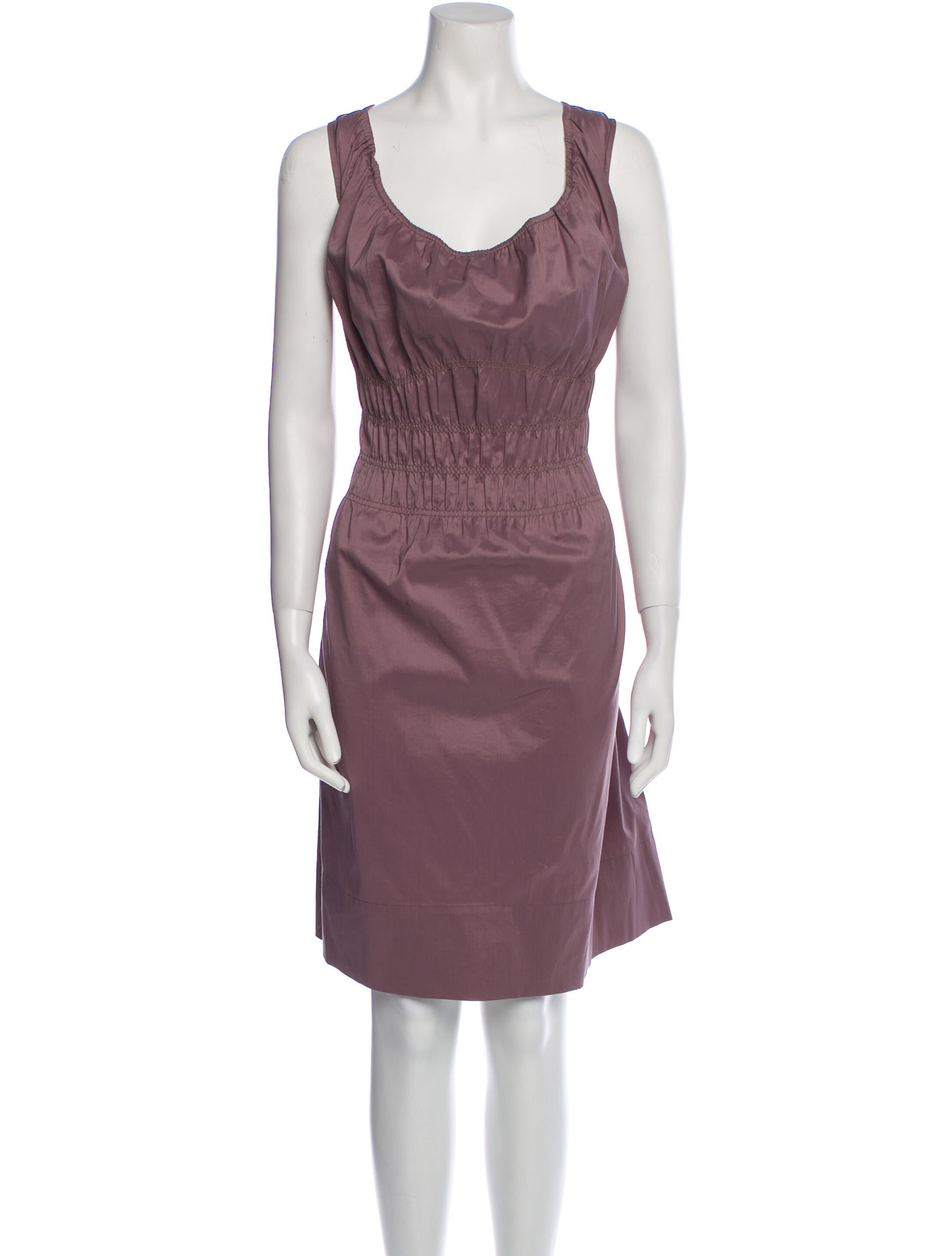 Diane von Furstenberg Scoop Neck Knee-Length Dress