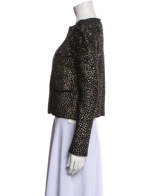 Diane von Furstenberg Wool Printed Evening Jacket