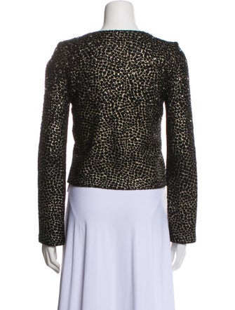 Diane von Furstenberg Wool Printed Evening Jacket