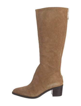 Diane von Furstenberg Suede Riding Boots