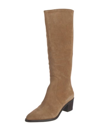 Diane von Furstenberg Suede Riding Boots