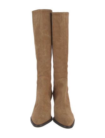 Diane von Furstenberg Suede Riding Boots