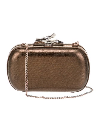 Diane von Furstenberg Leather Minaudière