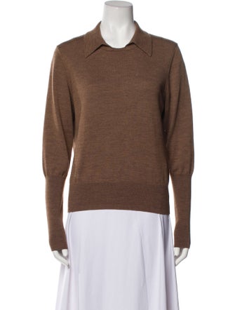 Diane von Furstenberg Merino Wool Long Sleeve Sweatshirt