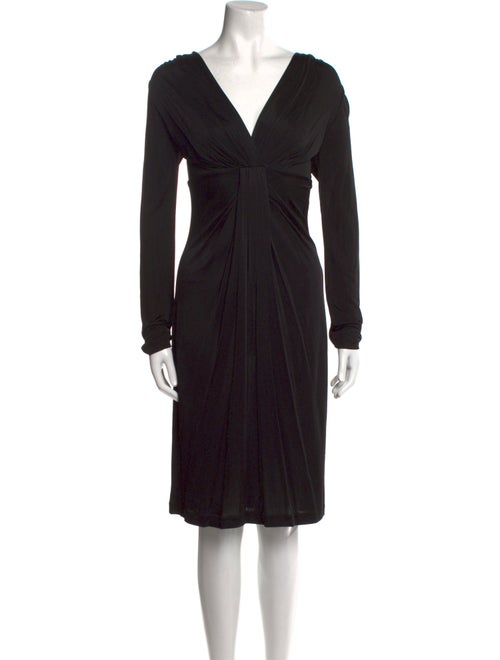 Diane von Furstenberg V-Neck Midi Length Dress