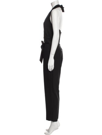 Diane von Furstenberg Plunge Neckline Jumpsuit