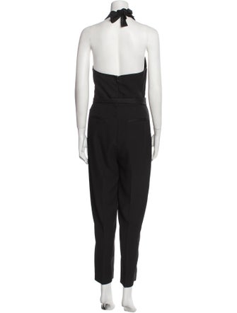 Diane von Furstenberg Plunge Neckline Jumpsuit