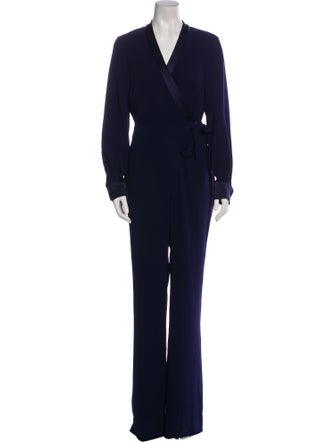 Diane von Furstenberg V-Neck Jumpsuit