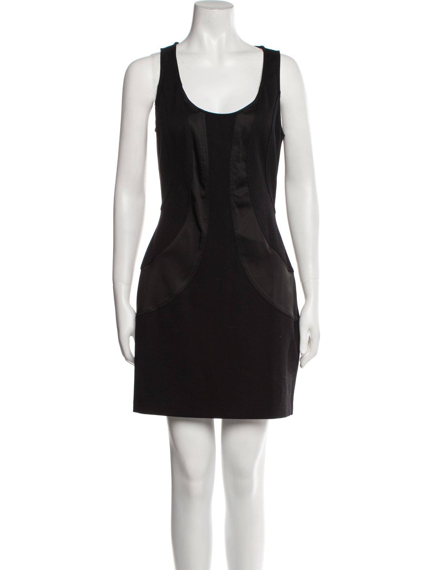 Diane von Furstenberg Scoop Neck Mini Dress