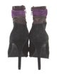 Diane von Furstenberg Suede Ruffle Embellishment Boots