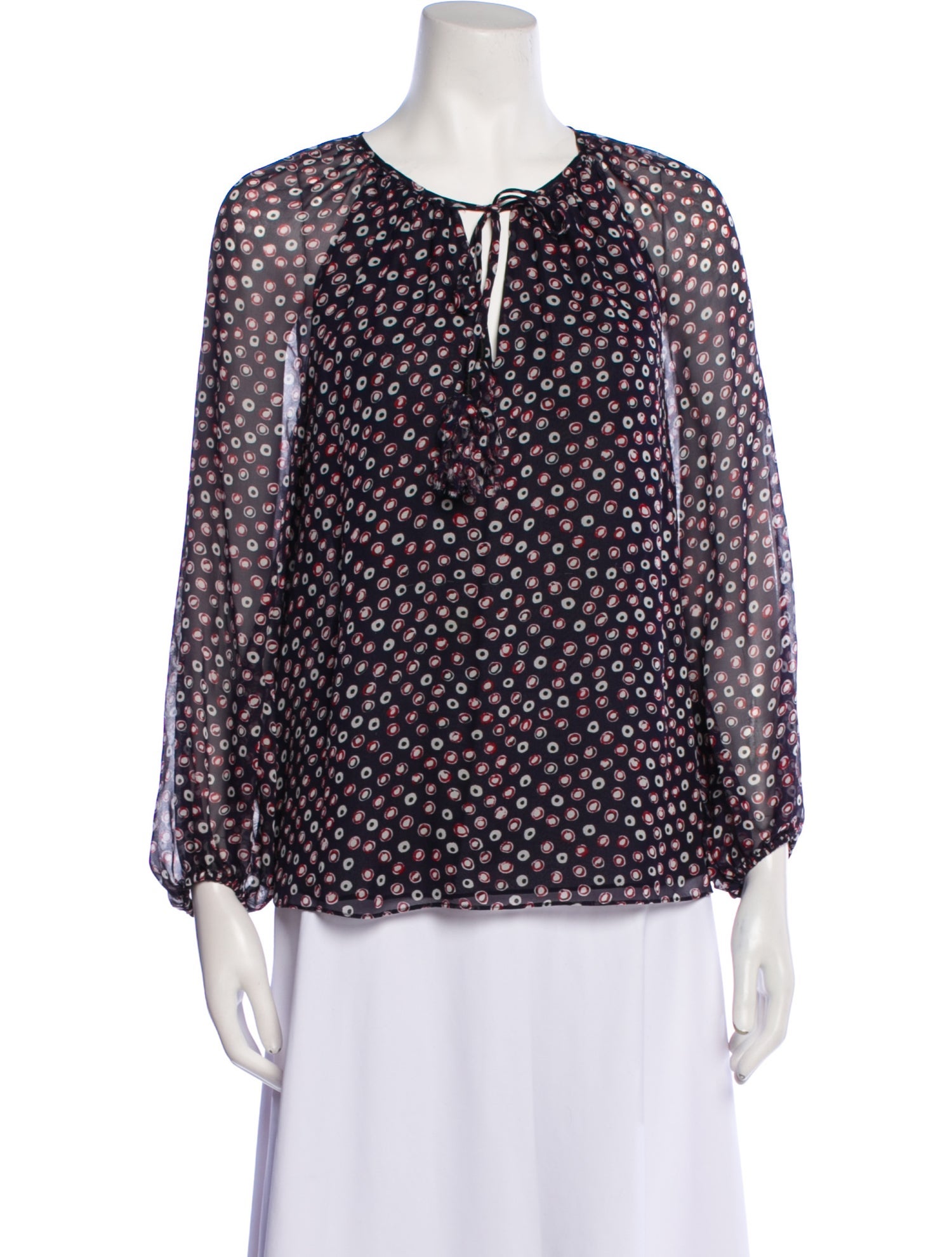 Diane von Furstenberg Silk Printed Blouse