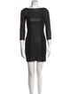 Diane von Furstenberg Leather Long Dress