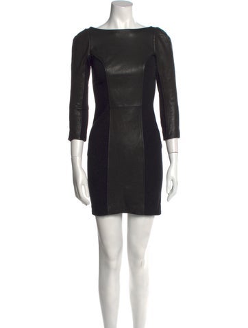 Diane von Furstenberg Dresses Leather Long Dress XS