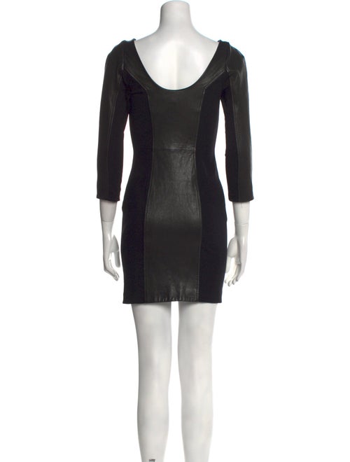 Diane von Furstenberg Leather Long Dress