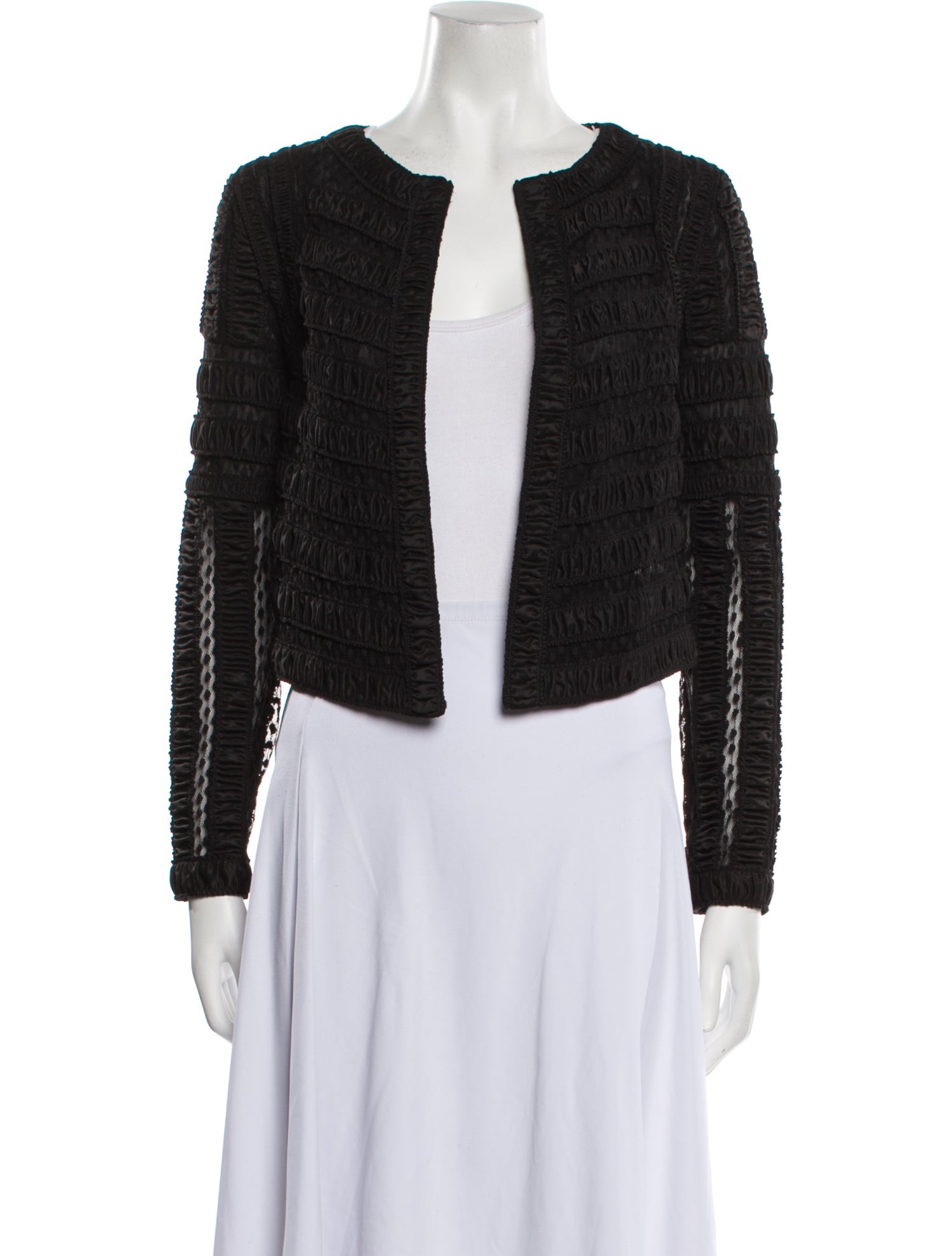 Diane von Furstenberg Tweed Pattern Evening Jacket
