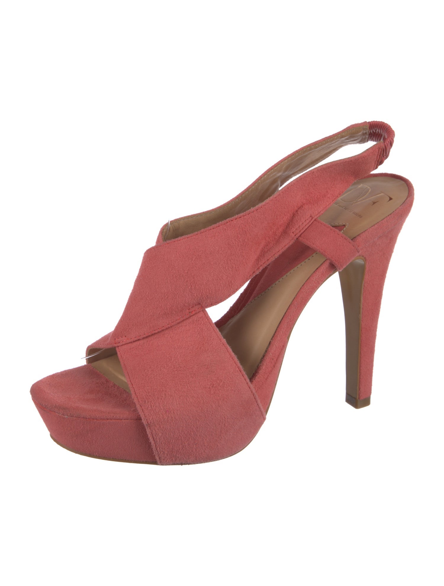 Diane von Furstenberg Suede Slingback Sandals