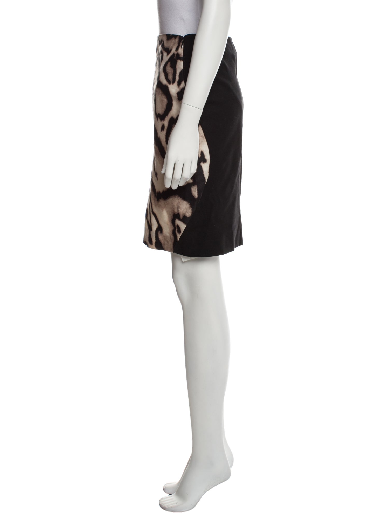 Diane von Furstenberg Animal Print Knee-Length Skirt