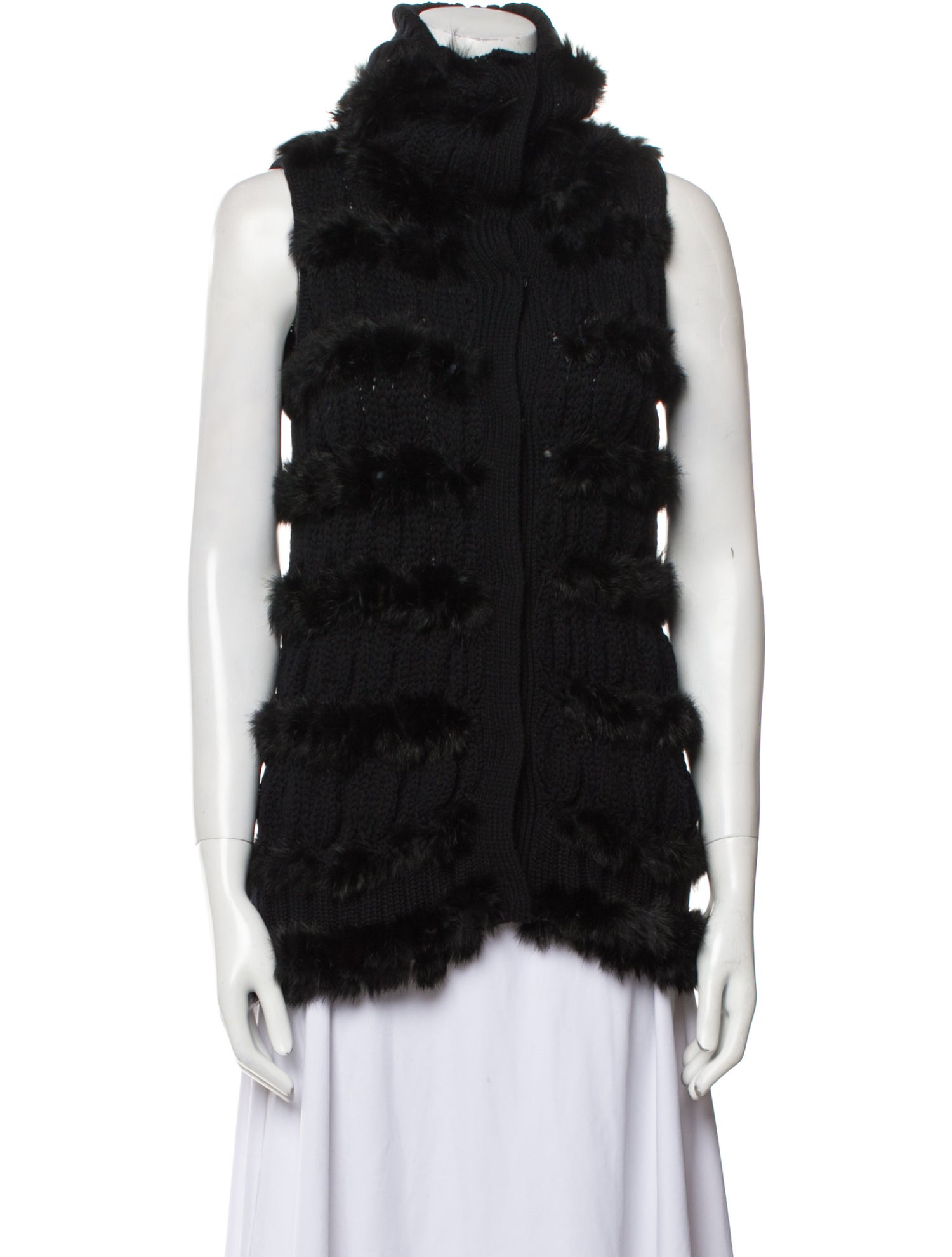 Diane von Furstenberg Wool Fur Jacket