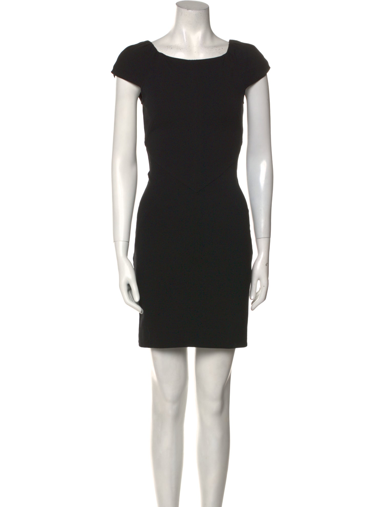 Diane von Furstenberg Bateau Neckline Mini Dress